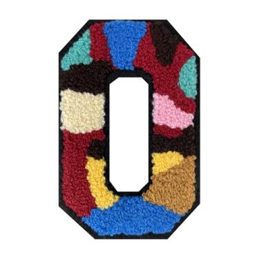 Imagem de Patch de letra de chenille camuflado de 15 cm para jaquetas Letterman - Aplique bordado do alfabeto para universitário, moletons com capuz, bolsas, jeans - decoração e presente de roupas DIY (1 peça