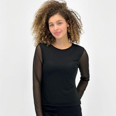 Imagem de Blusa Formitz Tule Manga Longa Feminina-Feminino