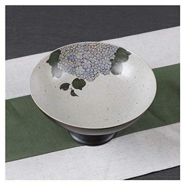 Imagem de Cesta de frutas para cozinha, tigela de frutas chinesa pintada à mão com padrão requintado - Prato - Tigela de salada - Tigela central decorativa - Tigela de serviço - Melhor serviço prato de frutas