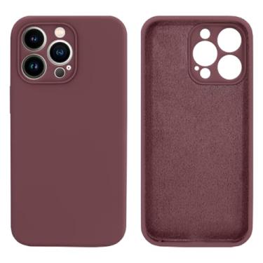 Imagem de Capinha Compativel com iPhone 13 Pro Max Com Proteção de Câmera em Silicone com Interior Aveludado