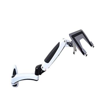 Imagem de 8KG GM112W-LP1 Mola a gás de alumínio de movimento total suporte de montagem na parede para laptop suporte ilhós furo braçadeira bandeja para notebook (cor: DL-GM112W-LP20) (Dl gm112w) (Dl gm112w)