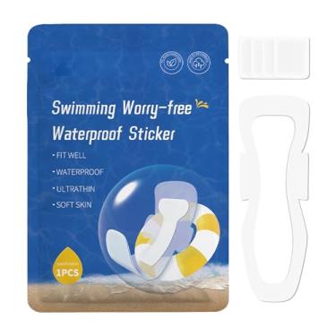 Imagem de Almofadas menstruais para natação - Almofadas de natação à prova d'água - Proteção menstrual para roupas de banho diariamente peças privadas áreas íntimas viagens atividades ao ar livre