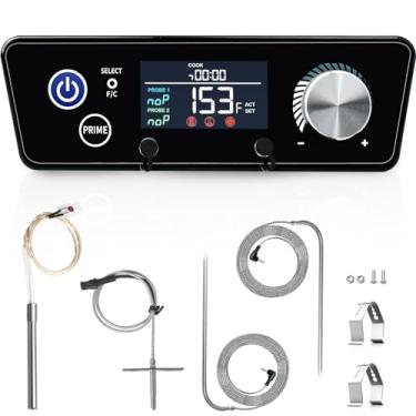 Imagem de Placa de controle PID para Pit Boss vertical pellet smoker controlador de termostato digital painel trapézio Pitboss séries 3/4/5/7 peças de reposição para churrasqueira kits de churrasco