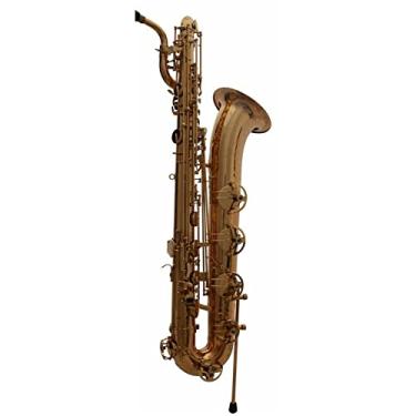 Imagem de Sax profissional E-Flat Saxofone barítono Saxofone de latão para iniciantes