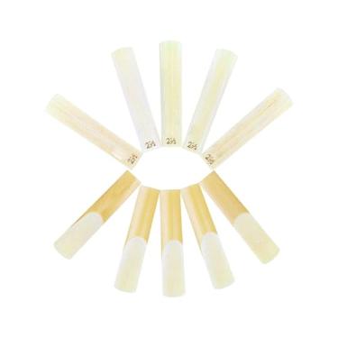 Imagem de Asixxsix Palhetas para Saxofone Alto, Pack de 10 Palhetas Profissionais para Saxofone Alto com Som Versátil e Tradicional, com Estojo Portátil para Iniciados e Avançados (2.5)