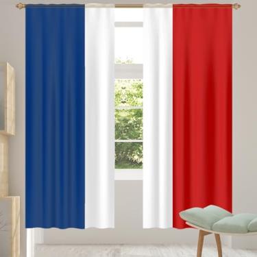 Imagem de 2 conjuntos de painéis cortinas étnicas transparentes com bandeira francesa, cortinas transparentes arejadas com filtro leve, painéis de cortina de porta e janela para sala de estar, quarto, jantar