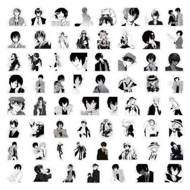 Imagem de Adesivos Bungos Stray Dogs Anime 60 unidades de PVC impermeável