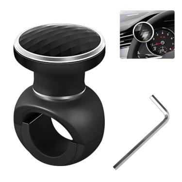 Imagem de Hovom Manípulo giratório para volante de carro, rotação de 360 graus, manípulo elétrico para fácil controle, antiderrapante para dirigir, manípulos suicidas, bola giratória, acessórios universais para