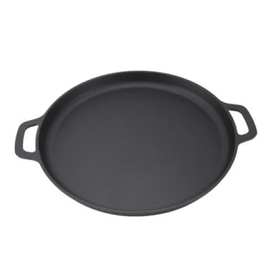 Imagem de Phefop Frigideira Plana para Panquecas, Frigideira Antiaderente de Ferro Fundido para Panquecas Perfeitamente Uniformes, Ideal para Amantes de café da manhã e Chefs (35cm)