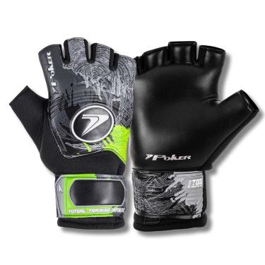 Imagem de Luva de Goleiro Futsal Campo Society Sem Dedos Poker Infinity Training Profissional-Unissex