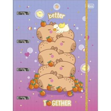 Imagem de Fichário Cartonado Capyclub 48 Folhas com Elástico - Tilibra