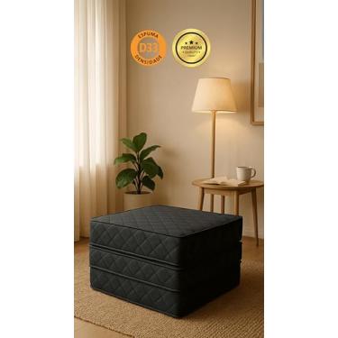 Imagem de Puff Multiuso 3 em 1 Colchão Dobrável Sofá e Poltrona