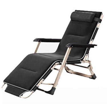 Imagem de YYBOES Espreguiçadeira dobrável reclinável, cadeira de relaxamento ajustável dobrável para pátio ao ar livre, praia, piscina, terraço, espreguiçadeira, jardim, espreguiçadeira, espreguiçadeira para