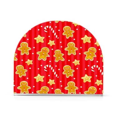 Imagem de Wassud Bonito porta-guardanapos de acrílico para homem de gengibre, dispensador de guardanapo de papel moderno em forma de U para mesa, cozinha, sala de jantar, bancada 1 peça (comporta 50-60