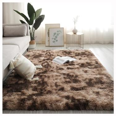 Imagem de SPXMQSS Tapetes extra grandes para sala de estar, tapetes peludos macios para quarto, tapete lavável, antiderrapante, resistente ao desgaste e respirável, para sala de estar, quarto, quarto de