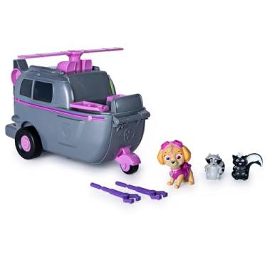 Imagem de Paw Patrol Skye’s Ride N Rescue, 2-in-1 Transforming Playset and Helicopter, for Kids Aged 3 and Up, Multicolor (20114099)