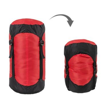 Imagem de Saco de Compressão para Armazenamento Sacos Dormir Portátil Camping com Tear- 40D Ripstop Ideal Viajantes Organizar Roupas e Comestíveis