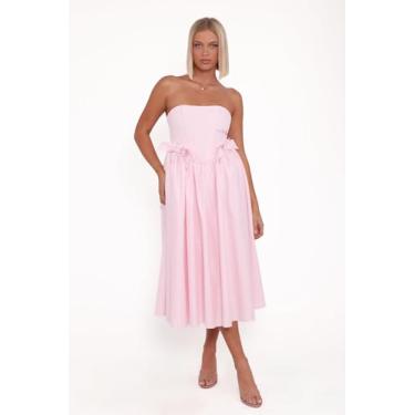 Imagem de Petal & Pup Vestido feminino Seren-midi-Rosa, rosa, P