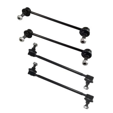 Imagem de Kit de suspensão de elos estabilizadores dianteiros traseiros com barra oscilante, 4 peças, adequado para Toyota Avalon 2013-2018, Camry 2007-2017; para Lexus ES300h/ES350 2013-2018|K750123 K90345