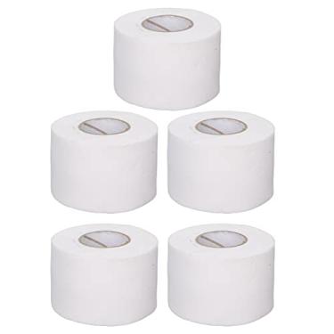 Imagem de Cryfokt Papel Descartável do Barbeiro Macio e Durável para o Salão de Beleza Barbearia do Cabeleireiro, 5 Rolos