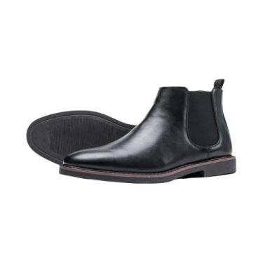 Imagem de 40 ~ 46 Chelsea Botas Masculinas 2024 Marca Confortável Moda Botas Mas