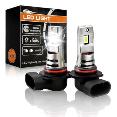 Imagem de Inorising Lâmpadas LED de neblina H11/H7/H8 14000 lúmens 6500K luz branca 1:1 substituição para carros SUVs, Play and Plug (9006)