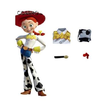 Imagem de Fantasia De Cosplay Do Chefe Cowboy Woody Do Toy Story Para Halloween,