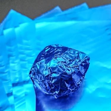 Imagem de 100 peças 5,9 × 5,9 cm (15 × 15 cm) Papel de embrulho de alimentos jumbo extragrande, folhas quadradas de alumínio para pastelaria de churrasco, embalagem de chocolate grande doce, embalagem de