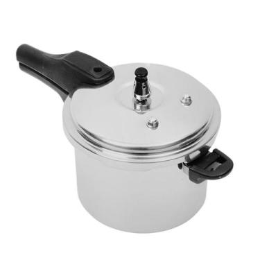 Imagem de Panela De Pressão Cerâmica Antiaderente Indução 4,2l Inox - CLICK HOUS