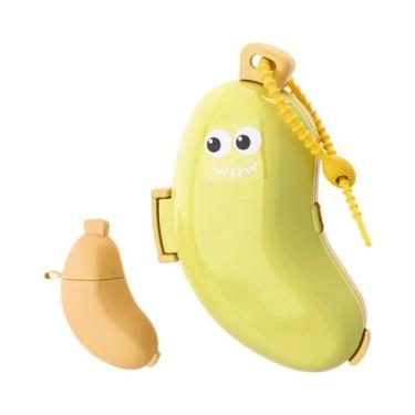 Imagem de Capa De Escova De Dente Em Forma De Banana E Estojo De Pasta De Dente 