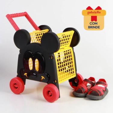 Imagem de Papete Mickey Disney Grendene Kids 23079 Rosa, Preto, Vermelho, Be088,