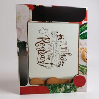 Imagem de Tábua de Corte em Vidro Temperado com Estampas Variadas 29cm e 40cm para Carne, Frios, Frutas e Churrasco (Minhas regras,29cm)