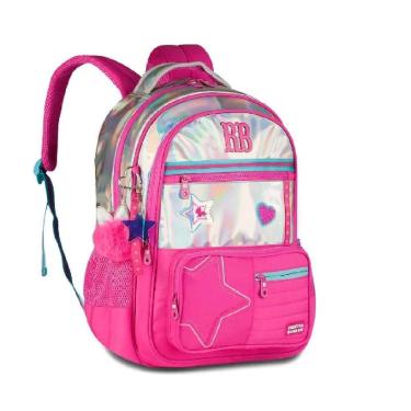 Imagem de MOCHILA REBECCA BONBON DE COSTAS HOLO SHINE 17,5 RB27017-Feminino
