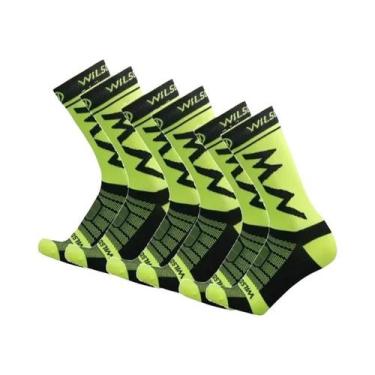Imagem de Meias Esportivas Respiráveis Para Corrida, Ciclismo E Esportes Ao Ar L
