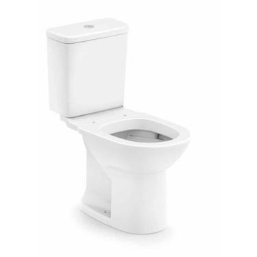 Imagem de Bacia Com Caixa Acoplada Duplo Acionamento Debba Round Branco Roca