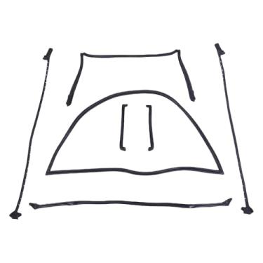 Imagem de Luocute Kit Completo de Fita de Calafetagem, Conjunto de Tira de Vedação de Borracha para 1984-1996 Com Impermeabilização Antipoeira, Fita de Calafetagem Compatível Com Base ZR1 Grand