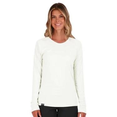 Imagem de Camiseta UV Feminina Proteção Solar Segunda Pele Básica Estilosa Várias Cores-Feminino