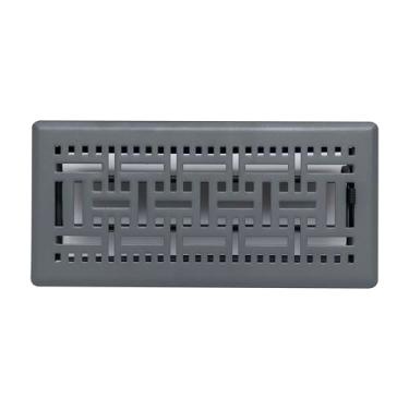 Imagem de Serve para abertura de duto 4 x 10 e 10 x 4 | Registro de piso decorativo com design BasketWeave da Handua | Design resistente com amortecedor | Grade de ventilação de chão | Alavanca de suprimento de