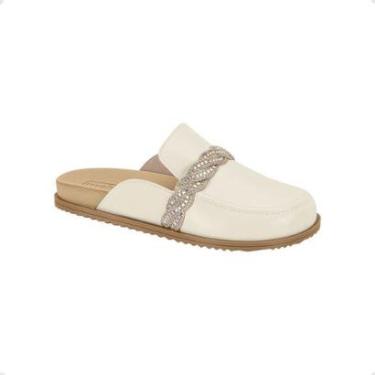 Imagem de Sapato Feminino Mule Mocassim Moleca Branco-Feminino