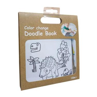 Imagem de Livro de Banho Para Colorir Dinossauros Domni