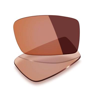 Imagem de Mryok Lentes de substituição UV400 compatíveis com óculos de sol Arnette Fuzzy AN4187, HD Polarized, proteção UV, resistente a impactos e ajuste perfeito - laranja fotocrômico