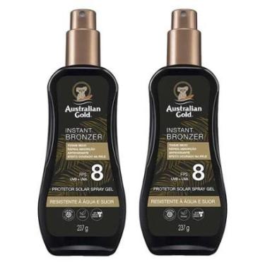 Imagem de Australian Gold Instant Bronzer Kit Com 2 Protetores FPS 8 Kit-Unissex