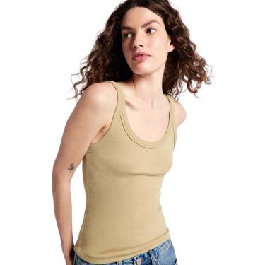 Imagem de Regata Hering Básica Feminina Slim Rib-Feminino