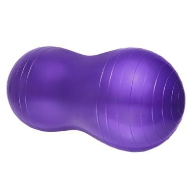 Imagem de Bola Feijão ioga yoga com bomba Amendoim pilates ginastica exercicio peanut ball fisioterapia - Escolha a cor!(ROXA)