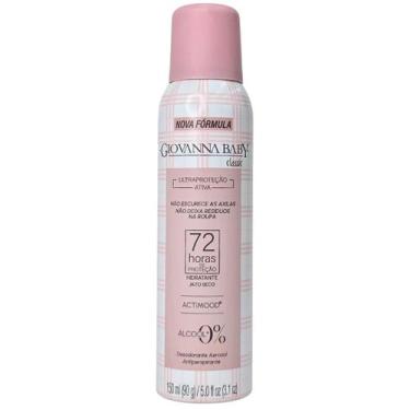 Imagem de Desodorante Aerossol Classic 72h Vegano Giovanna Baby 150ml / 90g