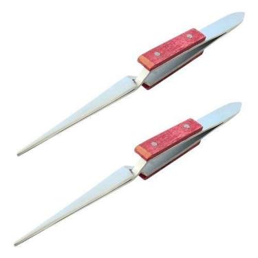 Imagem de Pinças De Pressão Cruzada - 2 Pinça Bico Reto Cruzada Isol