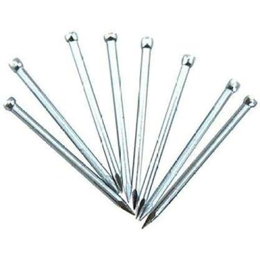 Imagem de Pregos de cimento, pinos de parede pregos para marcenaria acessórios de forro de piso de madeira pregos sem cabeça de aço puro 30 peças (2,5 cm)