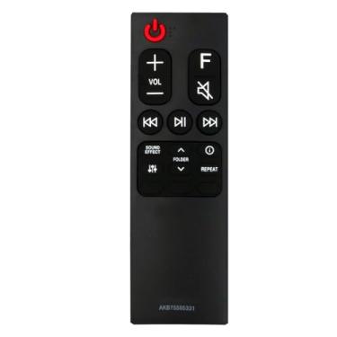 Imagem de Controle remoto AKB75595331 compatível com LG Sound Bar SL5R SLM4R SNH5 S67T2-W DSNH5 SPJ4-S SPJ4S S65S3-S SL4Y SPH4B-W SL5Y SN7CY SL6Y SPL5B-W SL7Y SN5Y SN6Y SN7R SPN5BB. W SPN5B-W S65S3S SPL5BW
