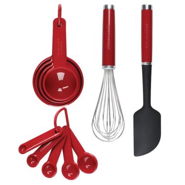 Imagem de CONJUNTO KITCHENAID UTENSÍLIOS DE COZINHA 11 PEÇAS VERMELHO KE456BXERI