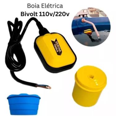 Imagem de Boia Automática Elétrica Bivolt Regulador Nível Caixa Dágua Chave Elet